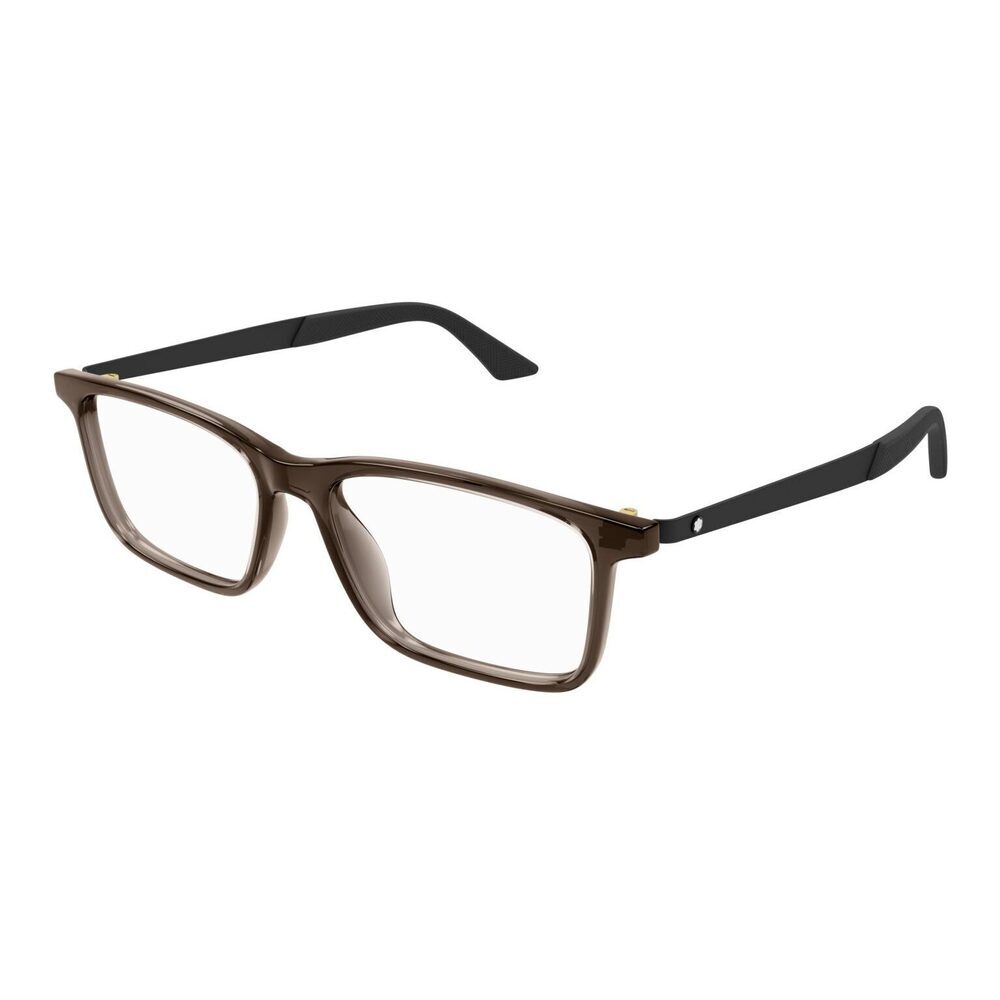 NWT Mont Blanc MB0333o Brown Black 55mm Eyeglasses